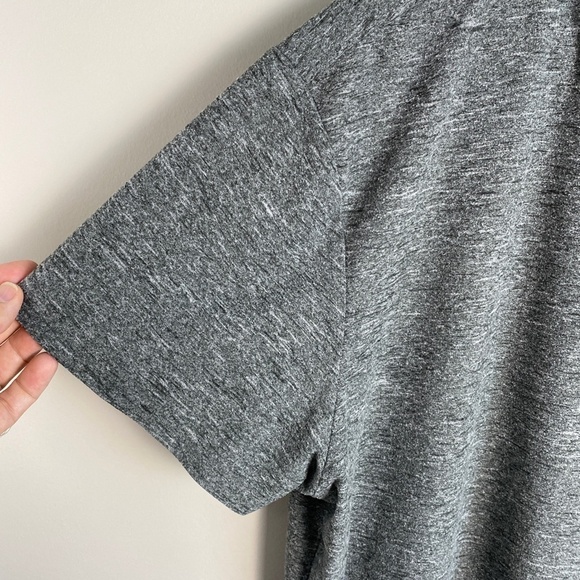 Bruno Milano Men's Gray/Black Streaked Short Sleeve Basic Casual T-shirt Size XL - Picture 3 of 11